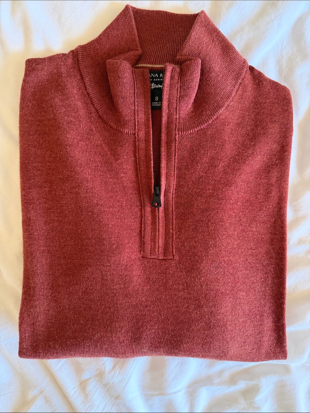Banana Republic Men’s Quarter-Zip Sweater